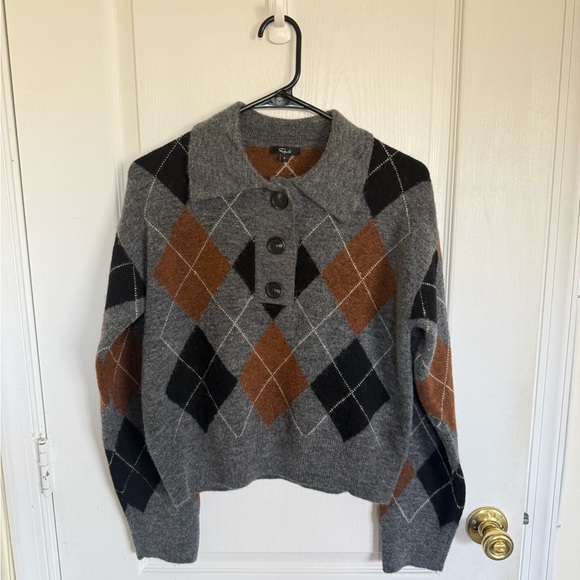 Rails Shae Sweater in Argyle - Small - Picture 3 of 6